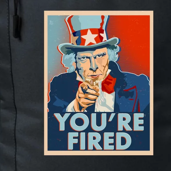 Uncle Sam Trump You're Fired Poster Daily Commute Backpack