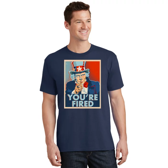 Uncle Sam Trump You're Fired Poster T-Shirt