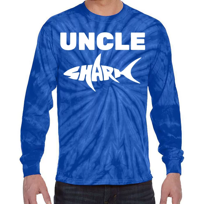 Uncle Shark Tie-Dye Long Sleeve Shirt