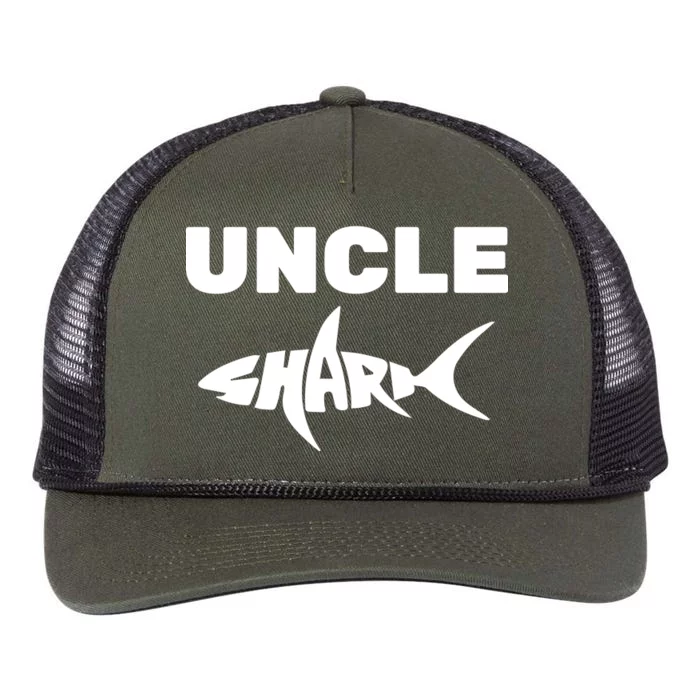 Uncle Shark Retro Rope Trucker Hat Cap