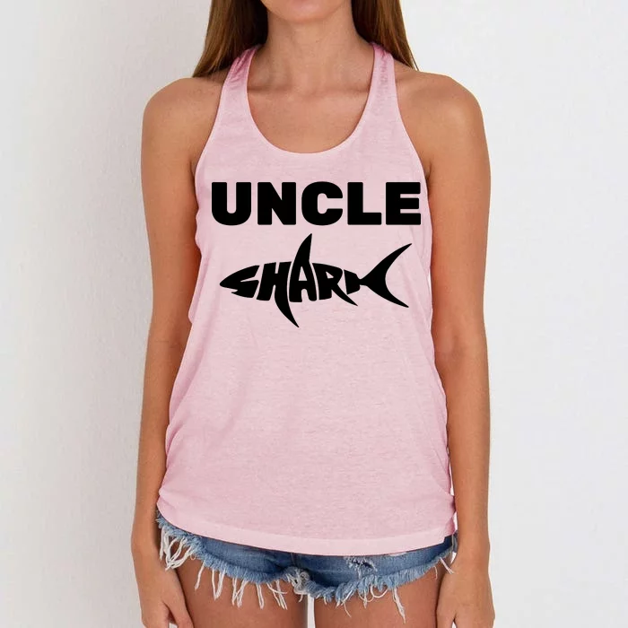 Uncle Shark Women's Knotted Racerback Tank