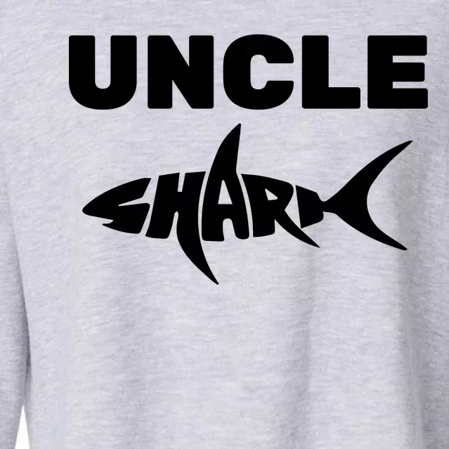 Uncle Shark Cropped Pullover Crew