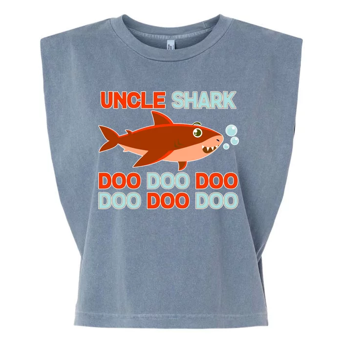 Uncle Shark Doo Doo Doo Garment-Dyed Women's Muscle Tee