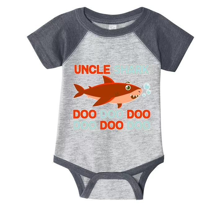 Uncle Shark Doo Doo Doo Infant Baby Jersey Bodysuit