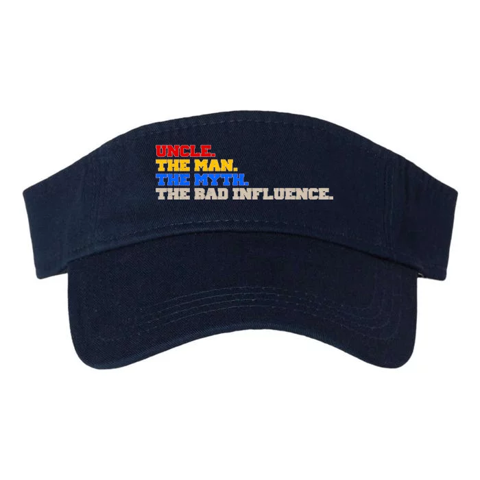 Uncle The Man The Myth The Bad Influence1 Valucap Bio-Washed Visor