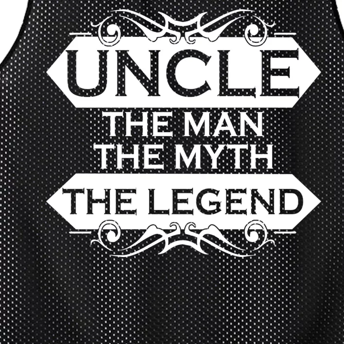 Uncle The Man The Myth The Legend Mesh Reversible Basketball Jersey Tank