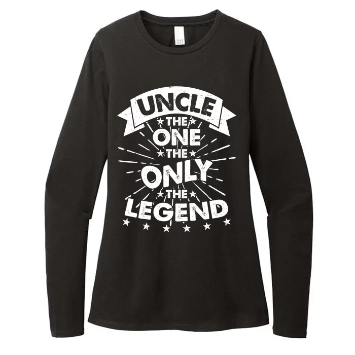 Uncle The One The Only The Legend Womens CVC Long Sleeve Shirt