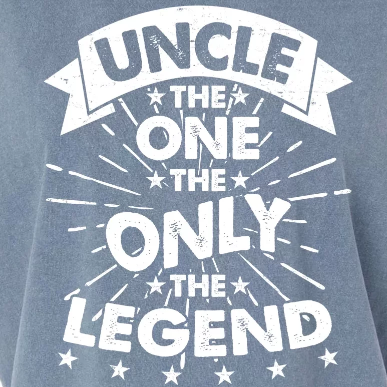 Uncle The One The Only The Legend Garment-Dyed Women's Muscle Tee