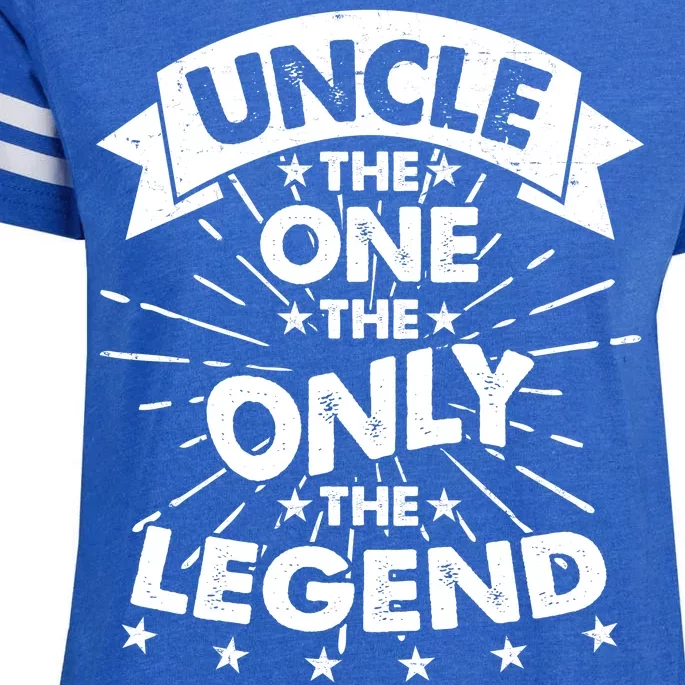 Uncle The One The Only The Legend Enza Ladies Jersey Football T-Shirt