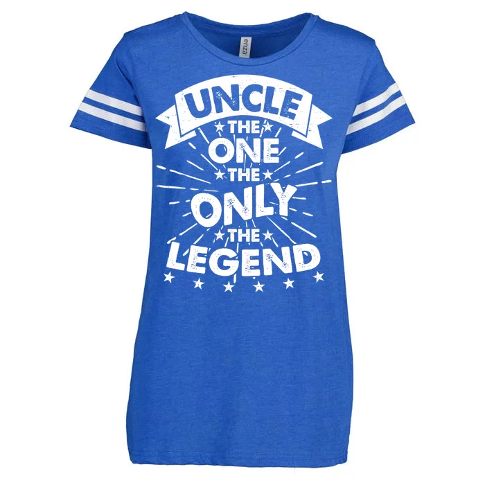 Uncle The One The Only The Legend Enza Ladies Jersey Football T-Shirt