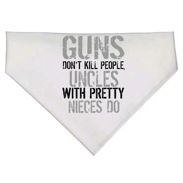 Uncles With Pretty Nieces Kill People USA-Made Doggie Bandana