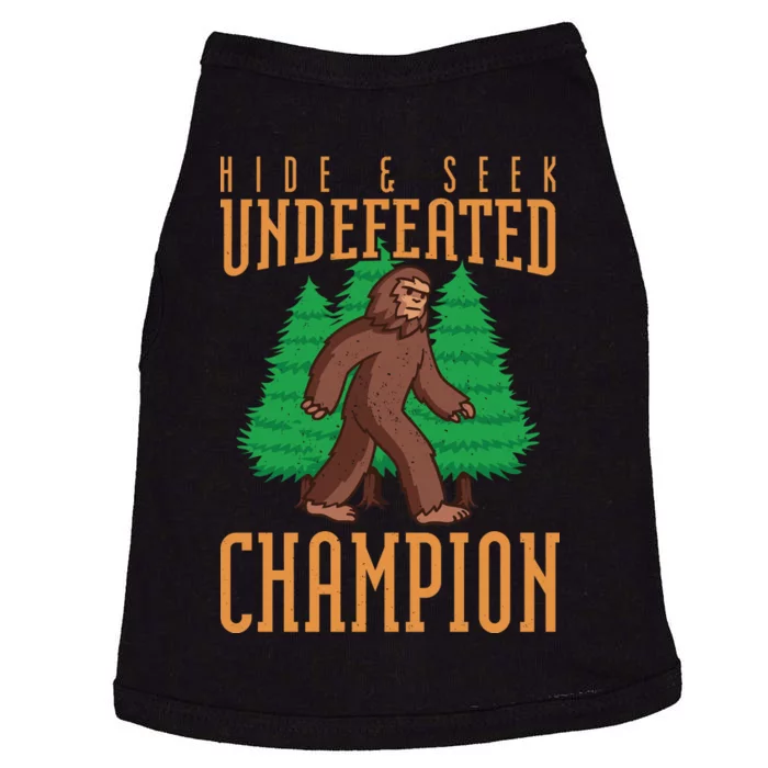 Undefeated Hide & Seek Champion Bigfoot Doggie Tank