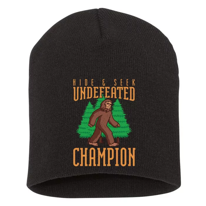 Undefeated Hide & Seek Champion Bigfoot Short Acrylic Beanie