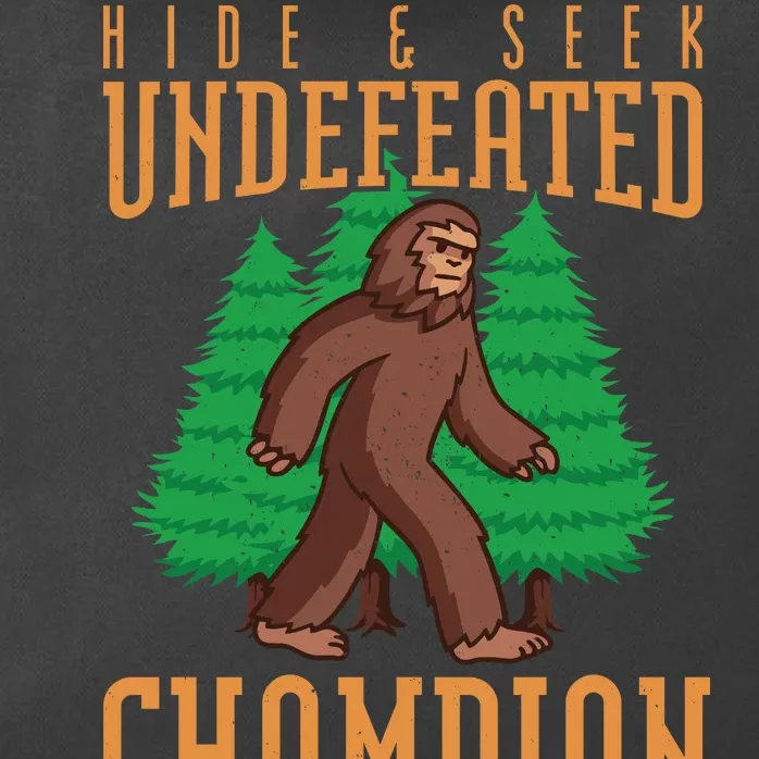 Undefeated Hide & Seek Champion Bigfoot Zip Tote Bag