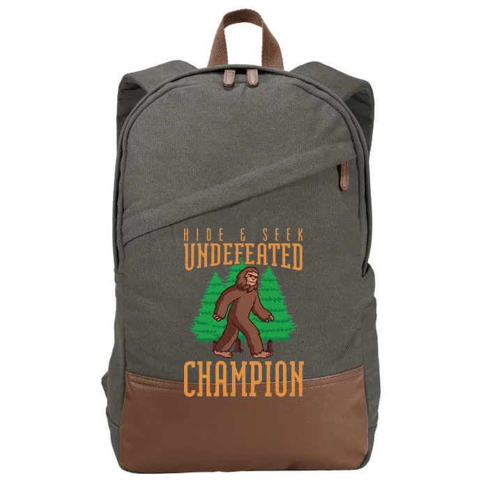 Undefeated Hide & Seek Champion Bigfoot Cotton Canvas Backpack