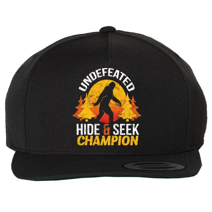 Undefeated Hide And Seek Champion Bigfoot Wool Snapback Cap