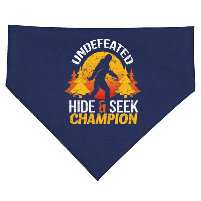 Undefeated Hide And Seek Champion Bigfoot USA-Made Doggie Bandana