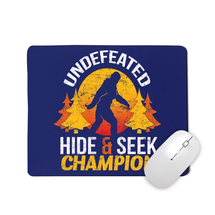 Undefeated Hide And Seek Champion Bigfoot Mousepad