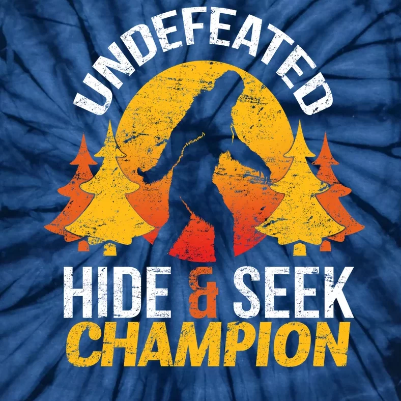 Undefeated Hide And Seek Champion Bigfoot Tie-Dye T-Shirt