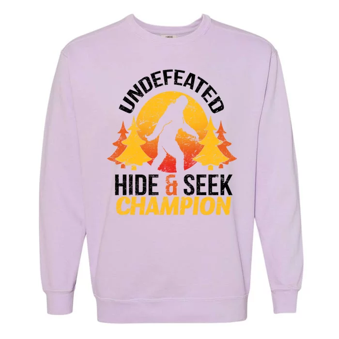 Undefeated Hide And Seek Champion Bigfoot Garment-Dyed Sweatshirt