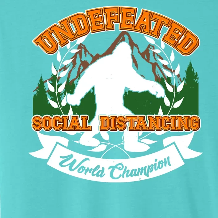 Undefeated Sasquatch Social Distancing Bigfoot ChromaSoft Performance T-Shirt