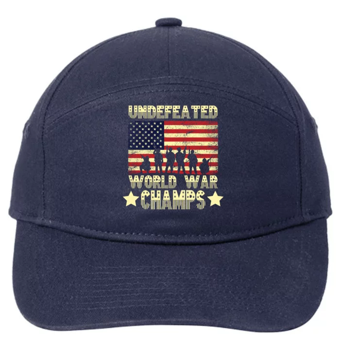 Undefeated World War Champs 7-Panel Snapback Hat