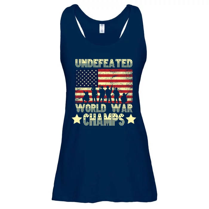 Undefeated World War Champs Ladies Essential Flowy Tank