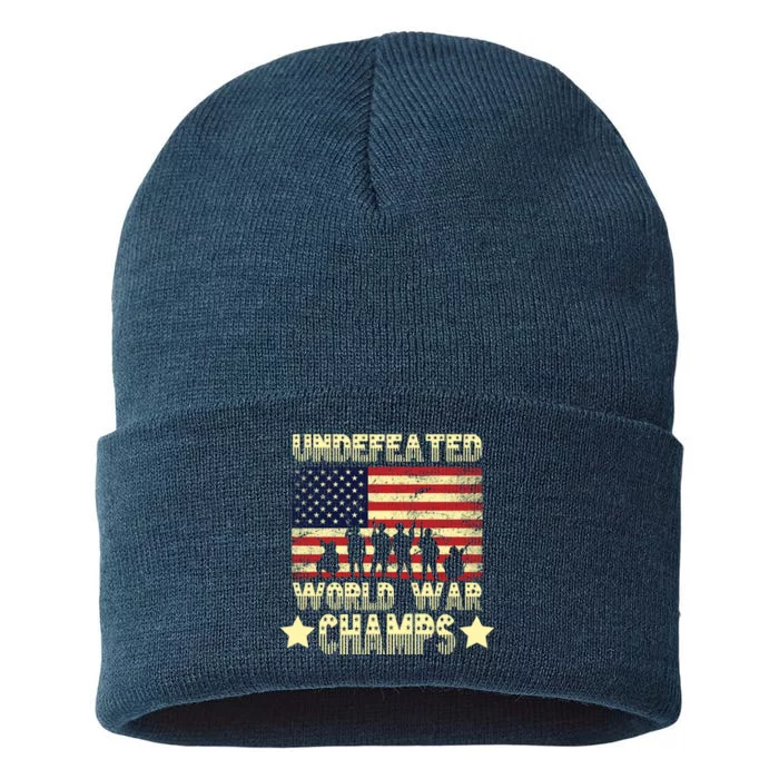 Undefeated World War Champs Sustainable Knit Beanie