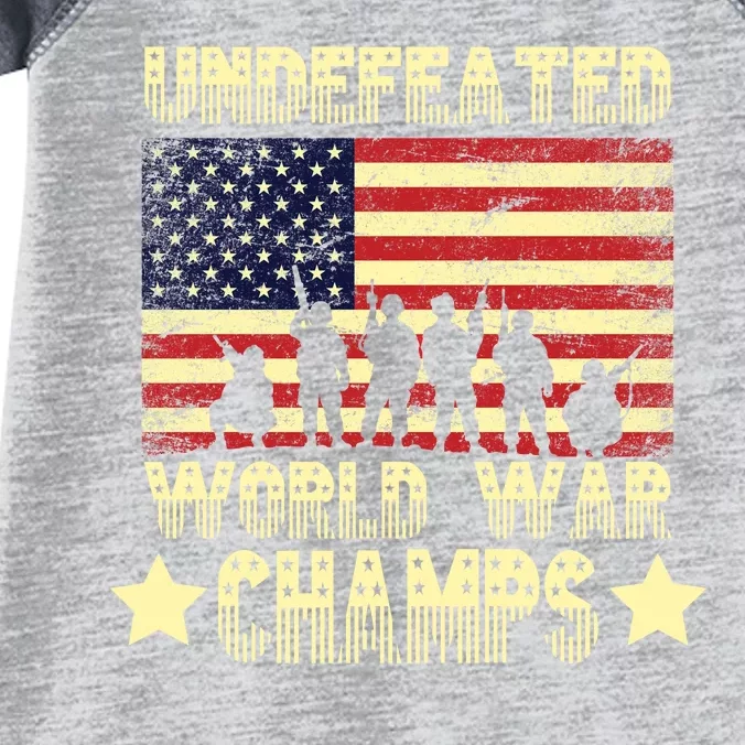 Undefeated World War Champs Infant Baby Jersey Bodysuit