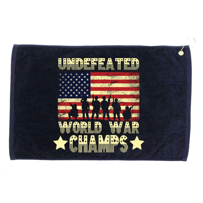 Undefeated World War Champs Grommeted Golf Towel