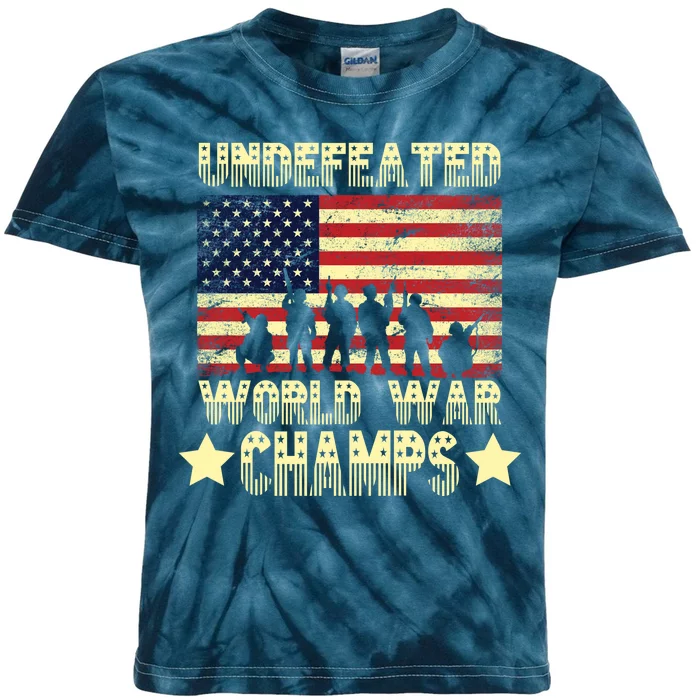 Undefeated World War Champs Kids Tie-Dye T-Shirt