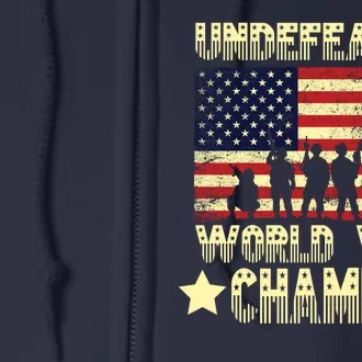 Undefeated World War Champs Full Zip Hoodie