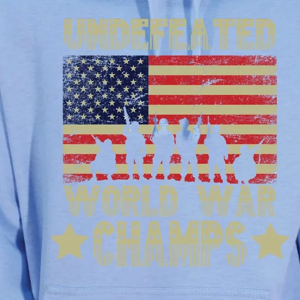 Undefeated World War Champs Unisex Surf Hoodie