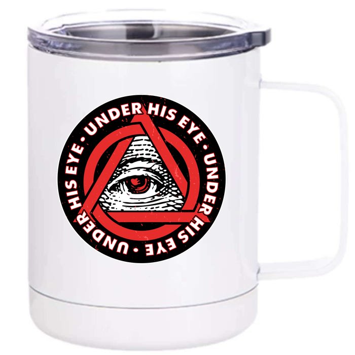 Under His Eye Handmaids Tale Front & Back 12oz Stainless Steel Tumbler Cup