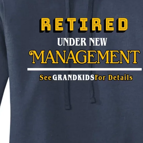 Under New Management Grandkids Retirement Women's Pullover Hoodie