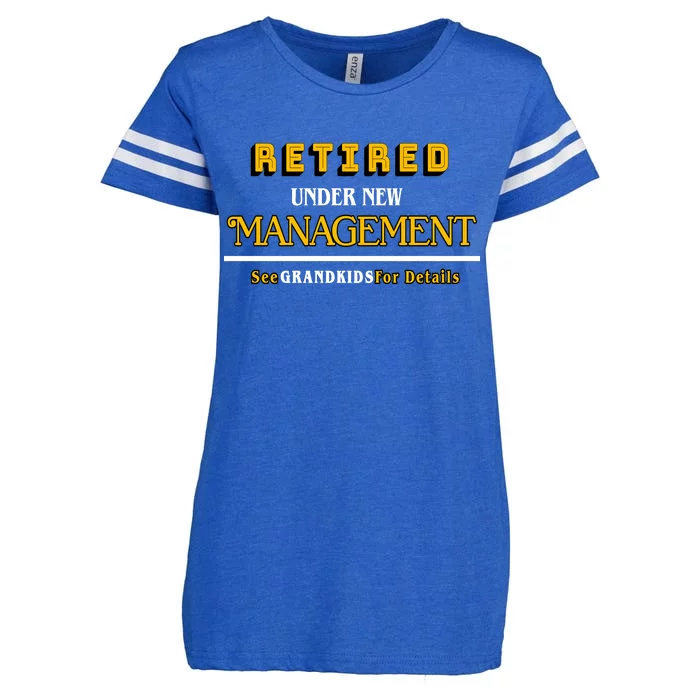 Under New Management Grandkids Retirement Enza Ladies Jersey Football T-Shirt