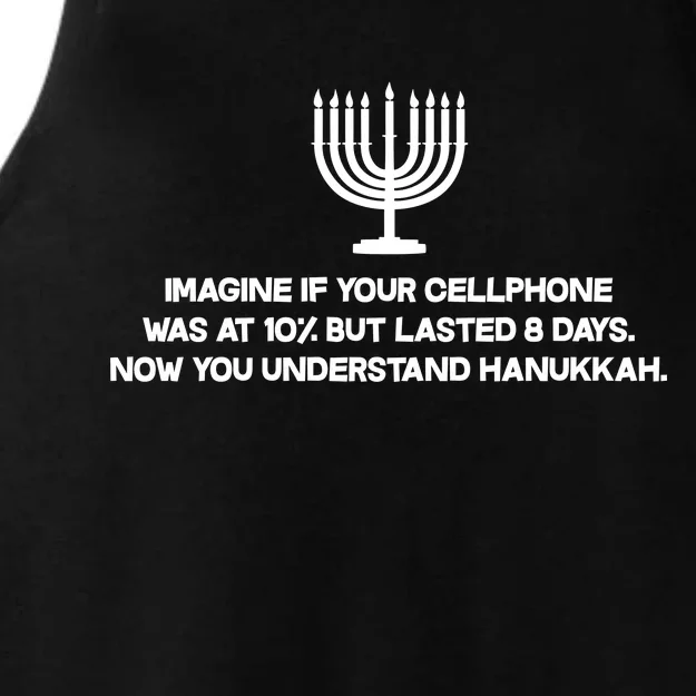 Understanding Hanukkah Ladies Tri-Blend Wicking Tank