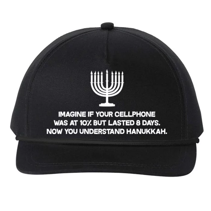 Understanding Hanukkah Snapback Five-Panel Rope Hat