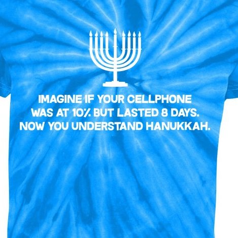 Understanding Hanukkah Kids Tie-Dye T-Shirt