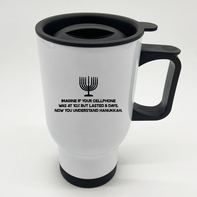 Understanding Hanukkah Stainless Steel Travel Mug