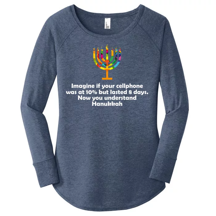 Understanding Hanukkah Funny Women's Perfect Tri Tunic Long Sleeve Shirt