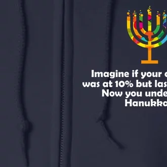 Understanding Hanukkah Funny Full Zip Hoodie