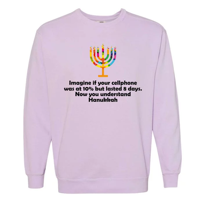 Understanding Hanukkah Funny Garment-Dyed Sweatshirt