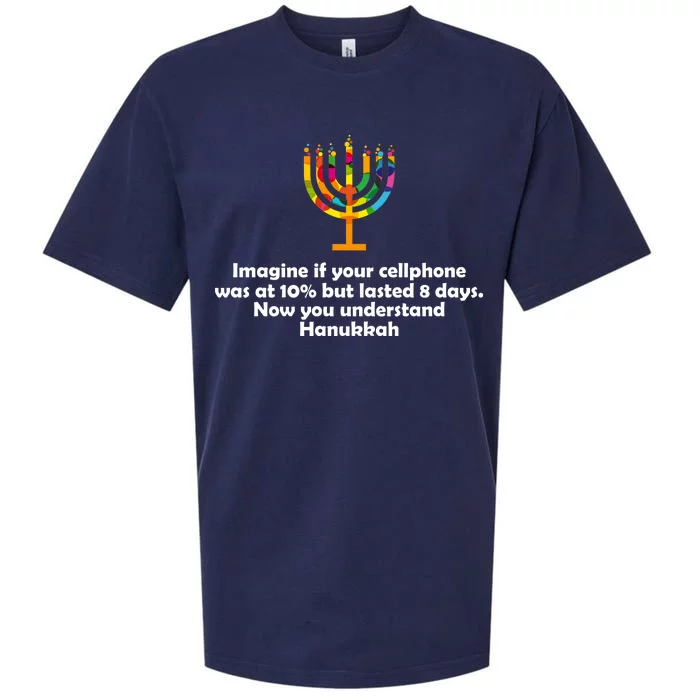 Understanding Hanukkah Funny Sueded Cloud Jersey T-Shirt