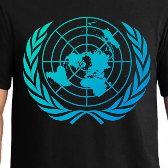 United Nations Flag Un United Nations Emblem Meaningful Gift Pajama Set