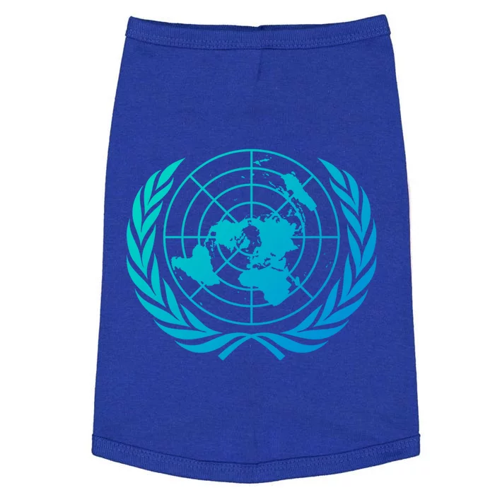 United Nations Flag Un United Nations Emblem Meaningful Gift Doggie Tank