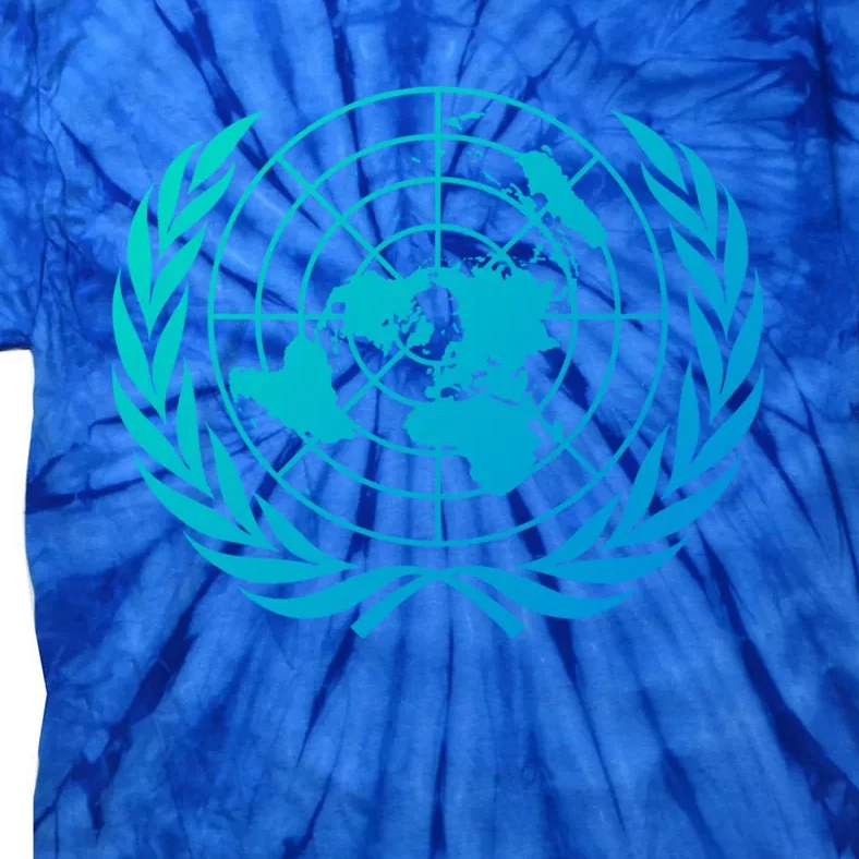 United Nations Flag Un United Nations Emblem Meaningful Gift Tie-Dye T-Shirt