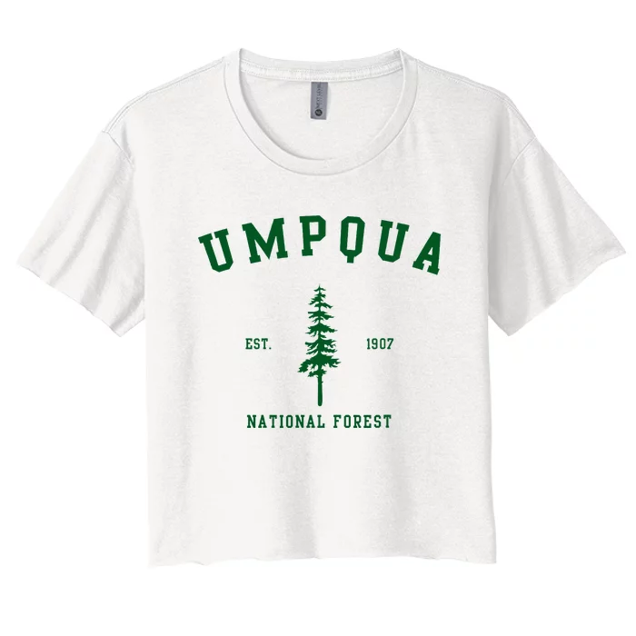 Umpqua National Forest Explore Oregon Women's Crop Top Tee