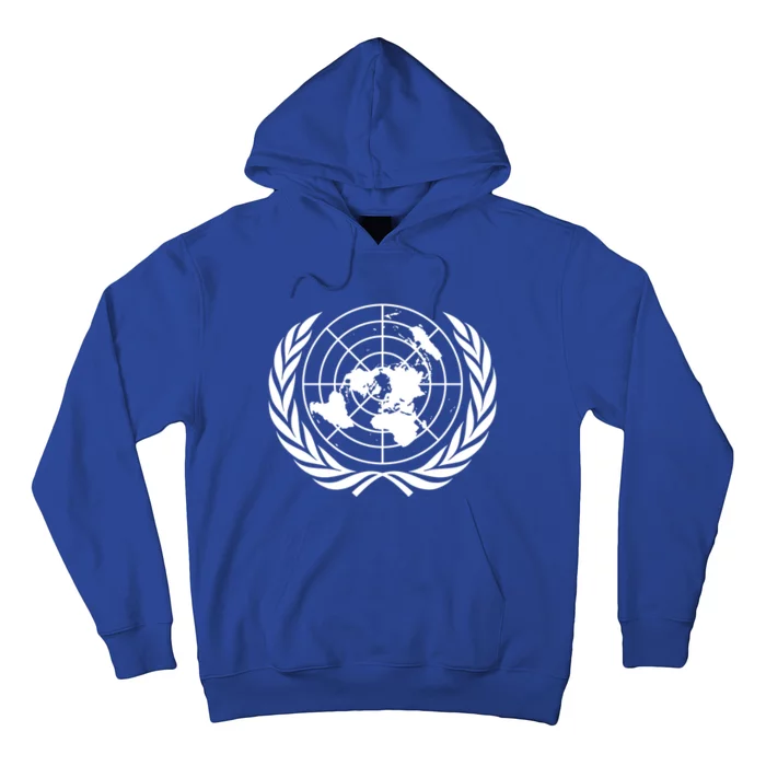 United Nations Flag Un United Nations Emblem Gift Hoodie