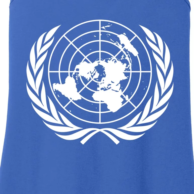 United Nations Flag Un United Nations Emblem Gift Ladies Essential Tank